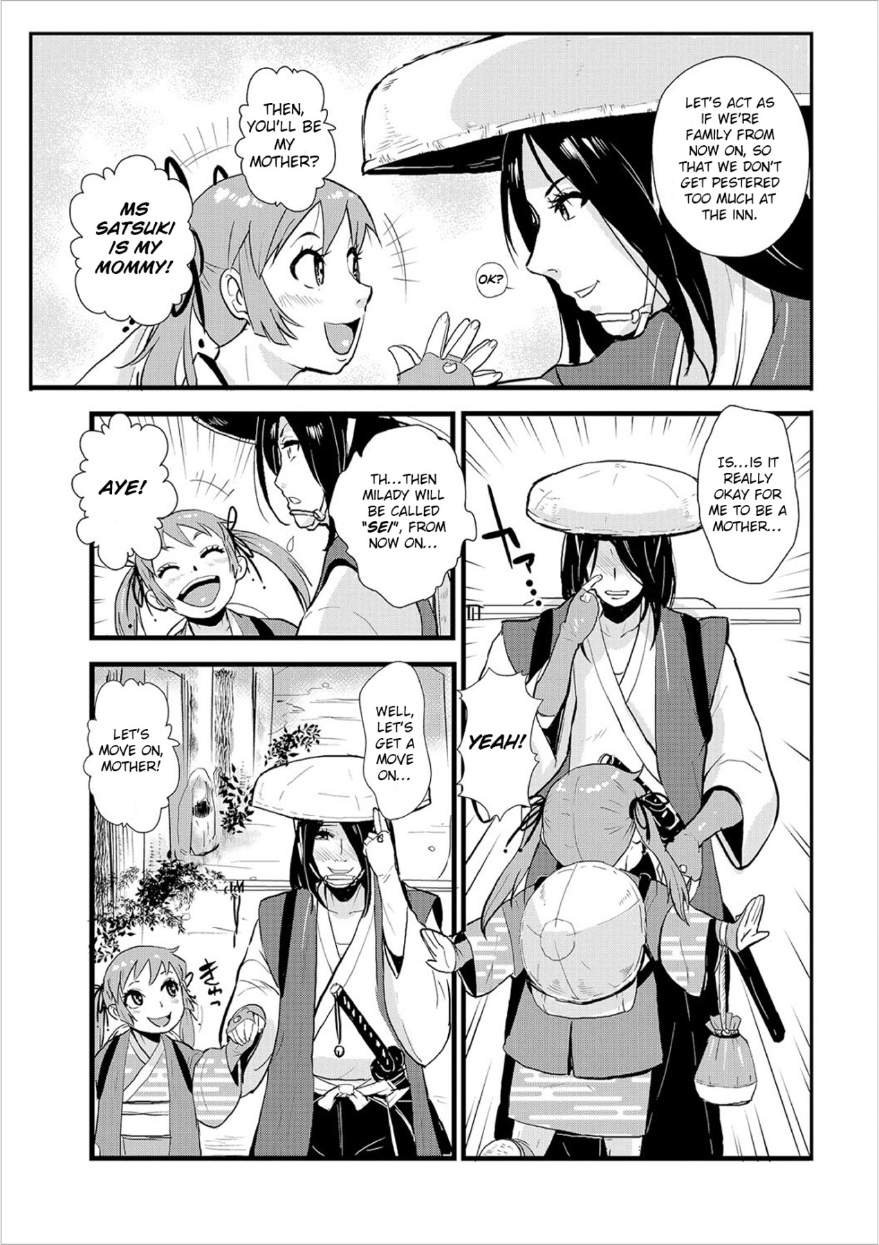 Hentai Manga Comic-Knocked Up Samurai 02: The Post Town and the Ronin, Tied and Teased-Read-3